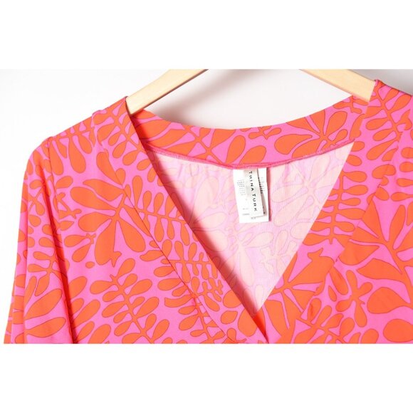Trina Turk Playa De Flor Swim Tunic Cover Up in Multi Size S - Picture 5 of 16
